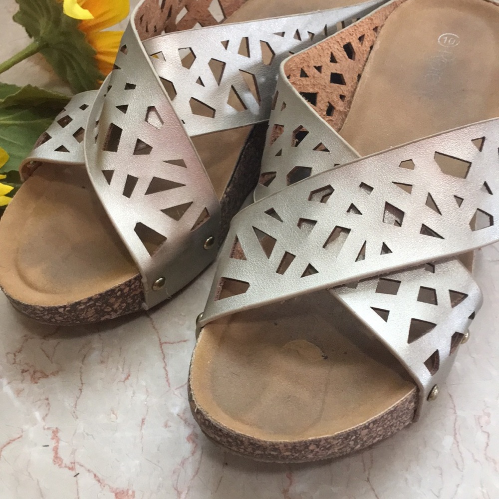 Refresh Wedge Sandals - Picture 2 of 7